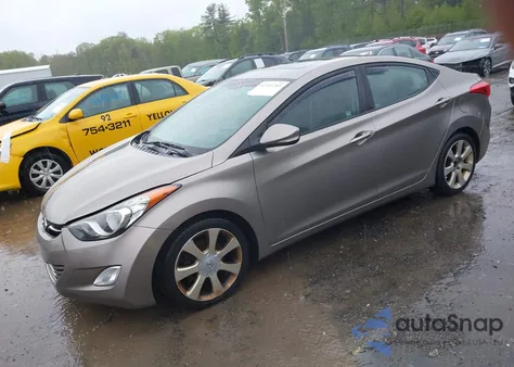 2013 Hyundai Elantra Limited from USA, damaged, VIN 5NPDH4AE3DH265371
